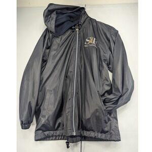 San Francisco SF Golden Gate Bridge Thermal Lined Hooded Jacket XL Black